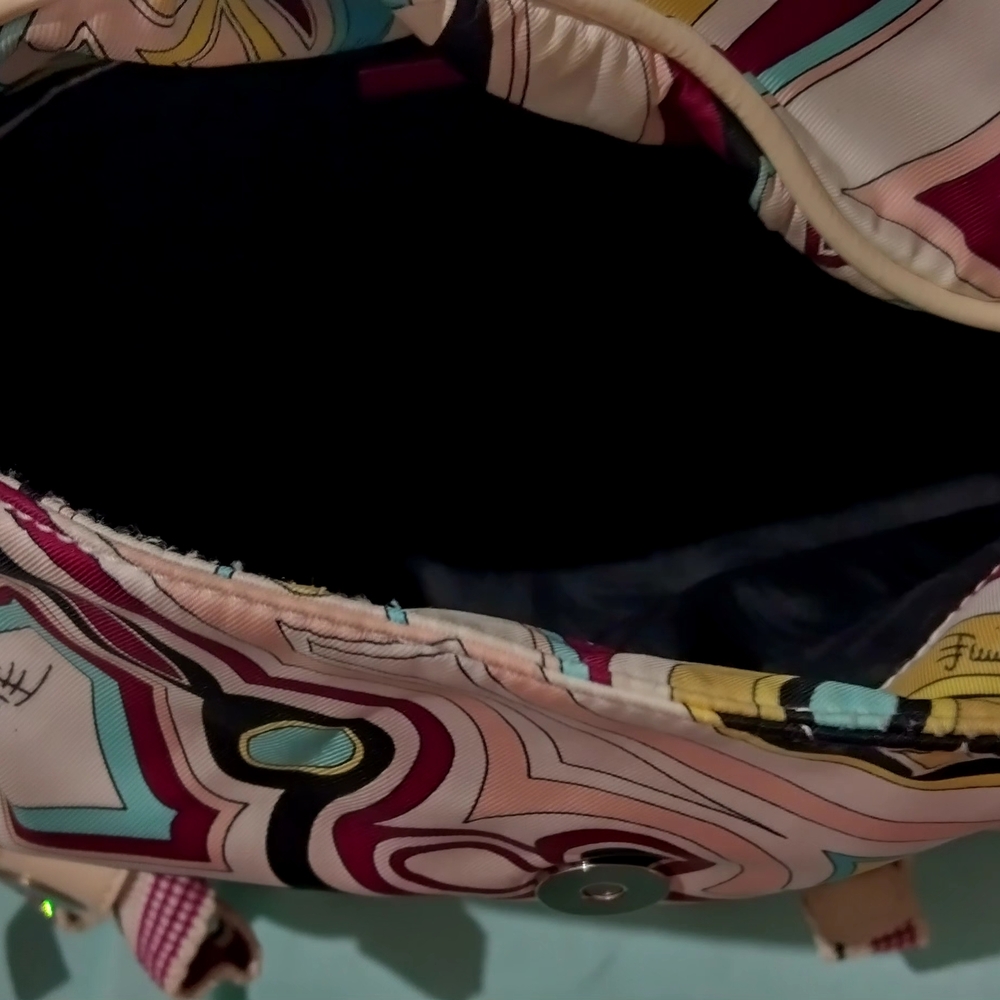 Emilio Pucci Vibrant Geometric Shoulder Bag - Picture 5 of 12